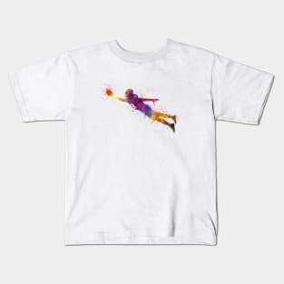 American football in watercolor Kids T-Shirt